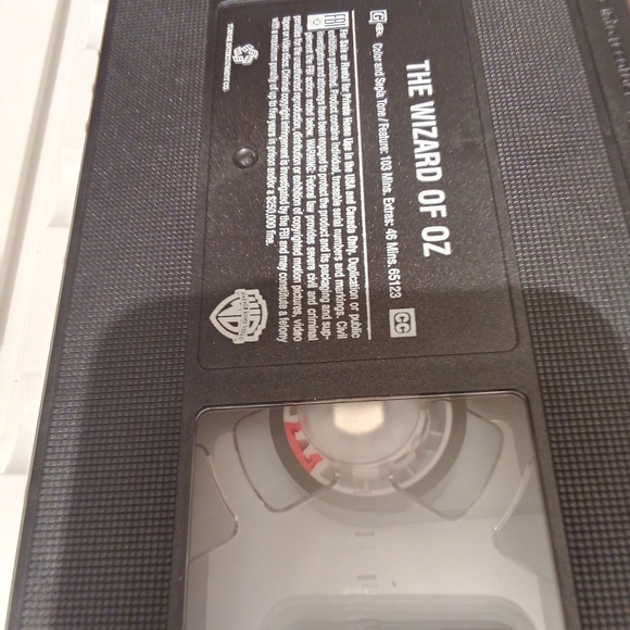the wizard of oz warner bros family entertainment vhs - Picture 6 of 6